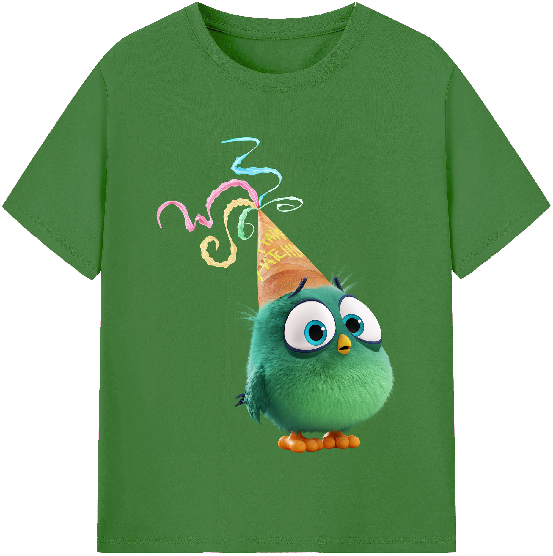 （画像用） Angry Birds アングリーバード レディースカジュアルプリントTシャツ（綿100％）
